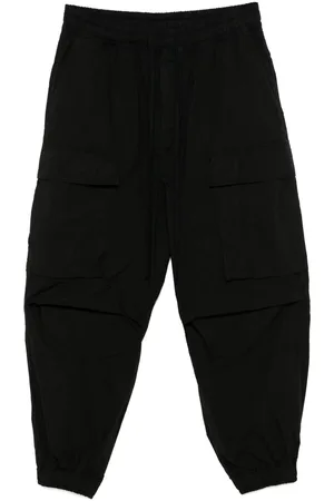 THOM KROM Drawstring-waistband cargo trousers