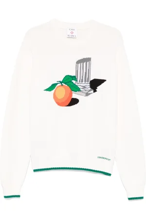 Casablanca Intarsia-knit sweater