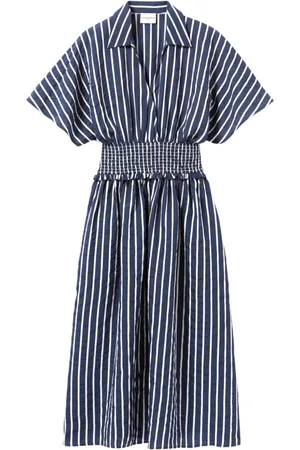 Claudie Pierlot Striped wrap midi dress