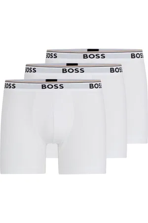 HUGO BOSS Logo-waistband boxers (set of three)