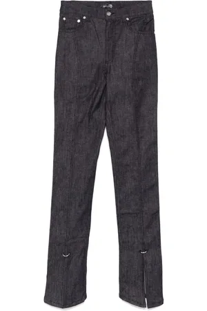 MUGLER Piercing-detail jeans