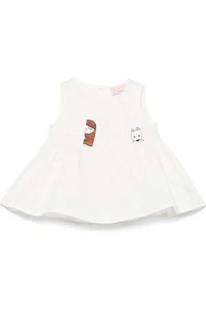 Elisabetta Franchi Logo-embroidered dress