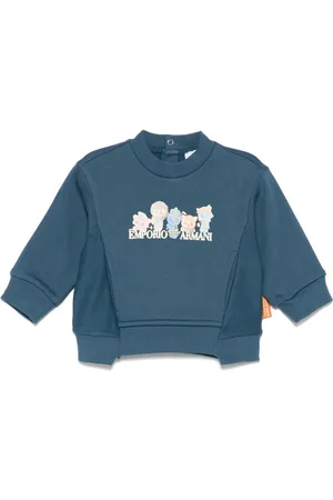 Emporio Armani Appliqué-detail sweatshirt
