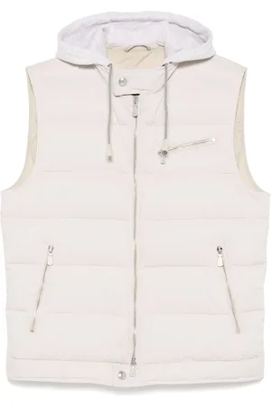 ELEVENTY Hooded gilet