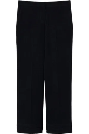 Twin-Set Embroidered straight-leg trousers