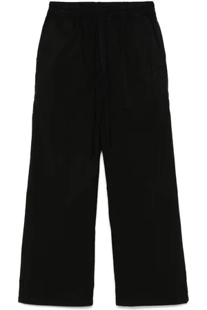 THOM KROM Drawstring-waistband wide-leg trousers