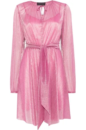 TALBOT RUNHOF Lurex mini dress