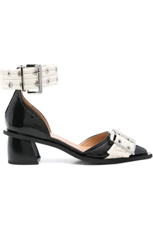 Ganni 55mm Feminine Buckle pumps