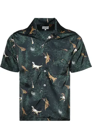 Rhude Scramble dog print shirt