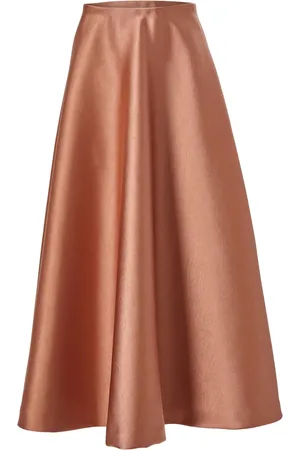 Carolina Herrera Flared duchesse midi skirt