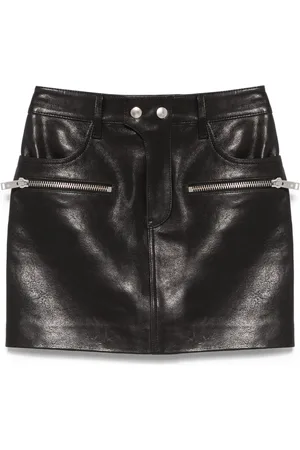 ANINE BING Steel mini skirt