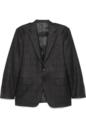 CANALI Check-pattern blazer