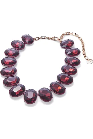 Carolina Herrera Faceted crystal necklace