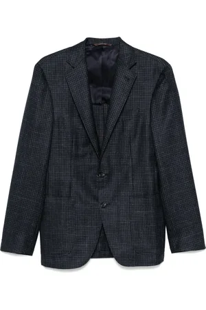 CANALI Houndstooth-pattern blazer
