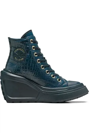 Converse Chuck 70 De Luxe Wedge Platform leather sneakers