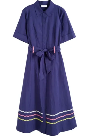 Chinti & Parker Starboard midi dress