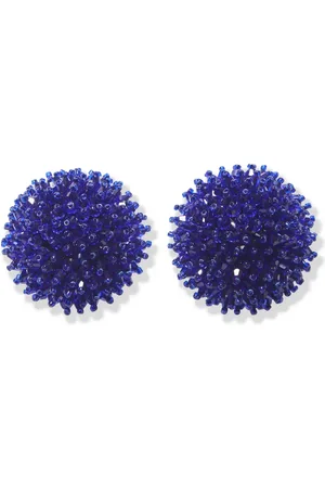 Carolina Herrera Beaded dome stud earrings