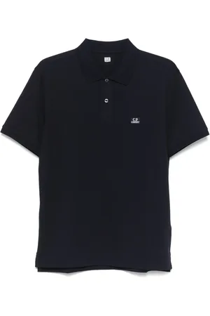 C.P. Company Logo-patch polo shirt