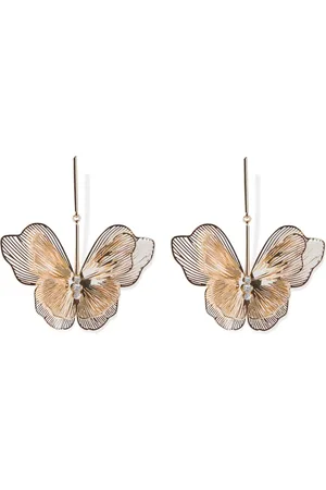 Carolina Herrera Butterfly drop earrings