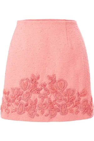 Carolina Herrera Embroidered mini skirt