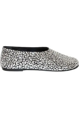 Proenza Schouler Crystal-embellished ballerina shoes