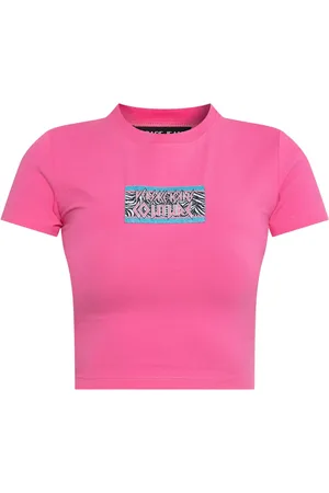 VERSACE Logo-patch T-shirt