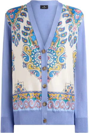 Etro Printed silk cardigan