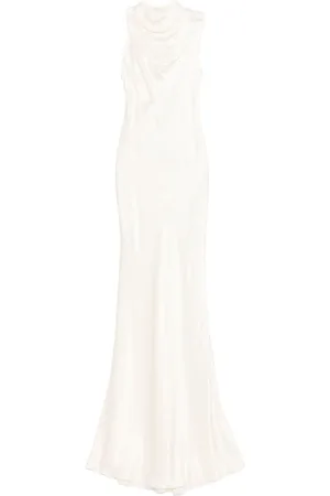 Michelle Mason Ruffle bias gown