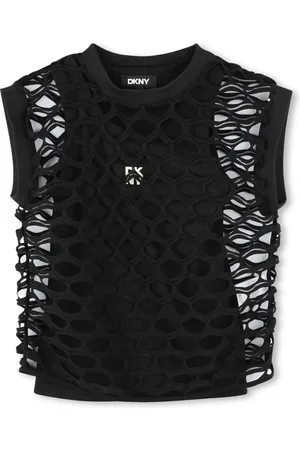 DKNY Logo-print top