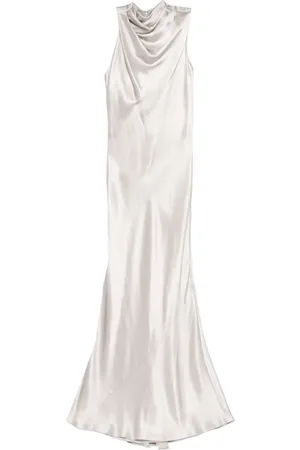 Michelle Mason Ruffle bias gown