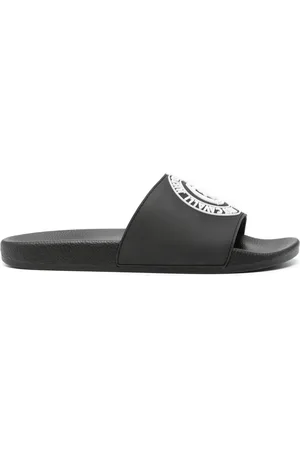Roberto Cavalli Logo-embossed flip-flops