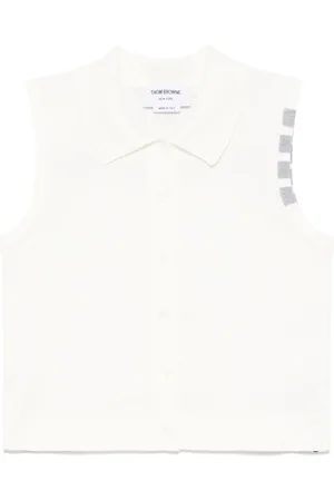 Thom Browne 4-Bar cotton vest