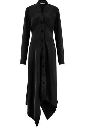 Salvatore Ferragamo Asymmetric-hem maxi dress