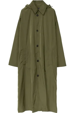 Fabiana Filippi Hooded technical-jersey parka coat
