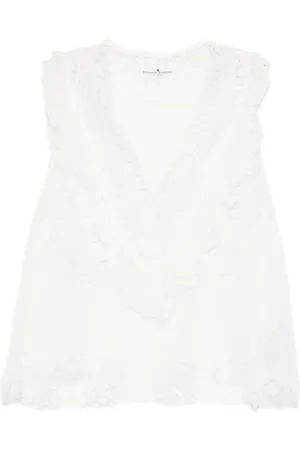 ERMANNO SCERVINO Lace-panelling blouse