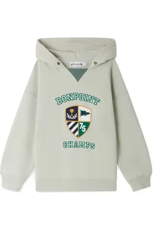 BONPOINT Logo-embroidered hoodie