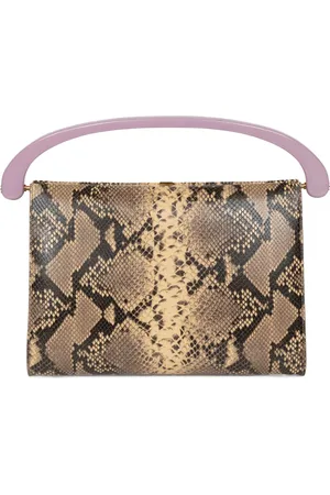 DRIES VAN NOTEN Large snakeskin-print tote bag