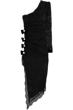 NISSA Crystal-embellished midi dress