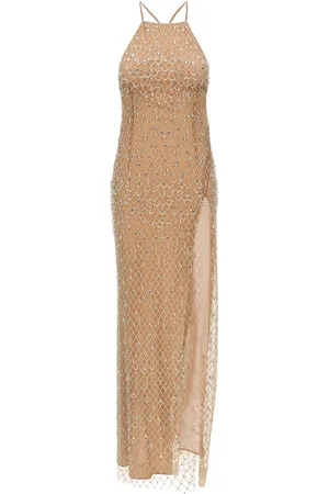 Elisabetta Franchi Crystal-embellished maxi dress