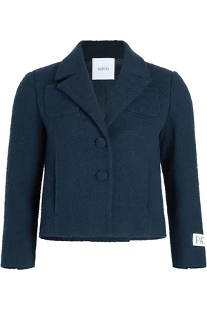 Patou Cropped tailored tweed jacket