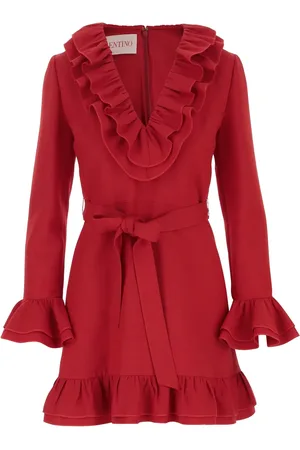 VALENTINO GARAVANI Crepe Couture dress