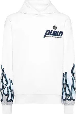 Philipp Plein Flame Racing hoodie