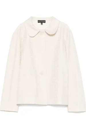 Emporio Armani Monogram-jacquard blazer