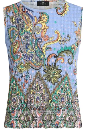 Etro Floral knitted top