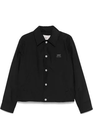 Ami Logo-lettering shirt jacket