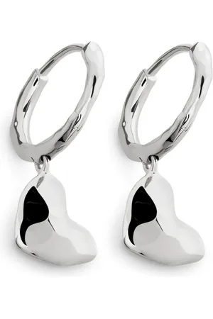Monica Vinader Heart Drop earrings