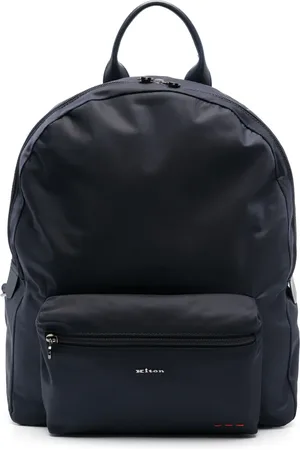 Kiton Logo-plaque backpack