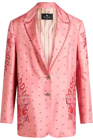 Etro Paisley-print silk blazer