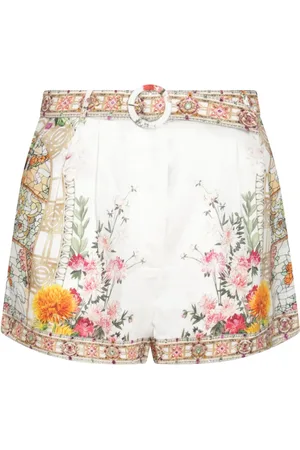 Camilla Floral-print shorts