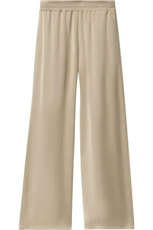 Fabiana Filippi Satin wide-leg trousers